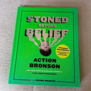 Signed Stoned Beyond Belief by Action Bronson UO limited edition